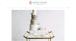 Desktop Screenshot of paperheartpatisserie.com